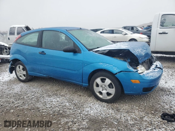 2007 Ford Focus S with VIN 1FAHP31NX7W178022, listed as a Copart auction lot 44641585 with Not Provided miles and Salvage Title. Bid and sale history available at DreamBid. Image 4.
