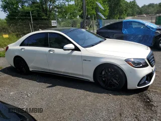 2020 Mercedes-Benz S 65 AMG with VIN W1KUG7KB5LA530117, listed as a Copart auction lot 62336765 with 11,363 mi miles and Non repairable. Bid and sale history available at DreamBid. Image 4.