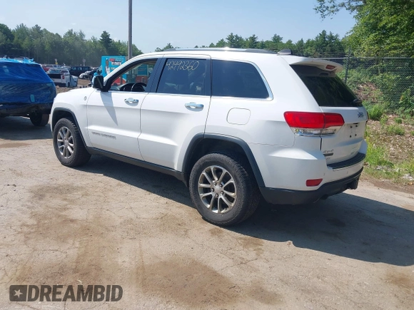 2014 Jeep Grand Cherokee Limited with VIN 1C4RJFBM6EC298194, listed as a IAAI auction lot 42492360 with 170,129 mi miles and . Bid and sale history available at DreamBid. Image 3.