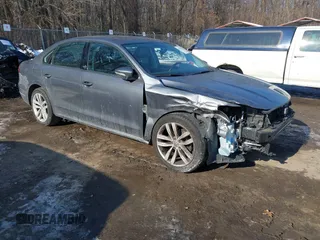 2019 Volkswagen Passat 2.0T Wolfsburg Edition with VIN 1VWLA7A37KC012589, listed as a IAAI auction lot 41394161 with 97,652 mi miles. Bid and sale history available at carsss.com. Image 1.