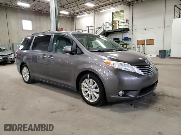 2011 Toyota Sienna XLE AAS with VIN 5TDYK3DCXBS028505, listed as a Copart auction lot 52927885 with 240,646 mi miles and Salvage Title. Bid and sale history available at DreamBid. Image 12.