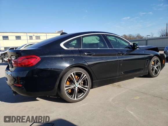 2018 BMW 4 Series 440i with VIN WBA4J5C53JBF06298, listed as a Copart auction lot 41613745 with 151,770 mi miles and Salvage Title. Bid and sale history available at DreamBid. Image 3.
