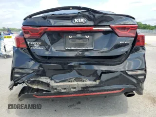 2021 Kia Forte GT-Line with VIN 3KPF34AD0ME286083, listed as a Copart auction lot 55044545 with 211,882 mi miles and Salvage title. Bid and sale history available at DreamBid. Image 6.