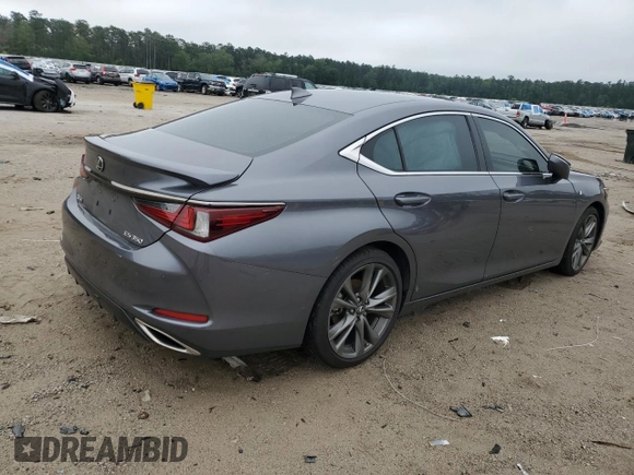 2020 Lexus ES 350 F Sport z VIN 58AGZ1B17LU077854, wystawiony jako Copart lot #58665035 z przebiegiem 52 975 mil mil oraz Szkoda całkowita • Salvage title. Historia ofert i sprzedaży dostępna na DreamBid. Obrazek 3.