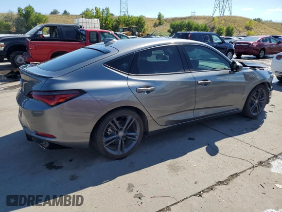 2023 Acura Integra w/A-Spec Package with VIN 19UDE4H31PA004007, listed as a Copart auction lot 71381574 with 39,960 mi miles and Salvage Title. Bid and sale history available at carsss.com. Image 3.
