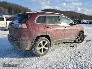 2019 Jeep Cherokee Limited with VIN 1C4PJMDX9KD282712, listed as a Copart auction lot 88739075 with 116,003 mi miles and Salvage Title. Bid and sale history available at carsss.com. Image 3.