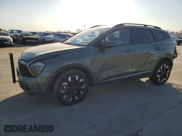 2023 Kia Sportage X-Line z VIN 5XYK6CAF9PG093021, wystawiony jako Copart lot #48790115 z przebiegiem 176 295 mil mil oraz Szkoda całkowita • Salvage title. Historia ofert i sprzedaży dostępna na DreamBid. Obrazek 1.