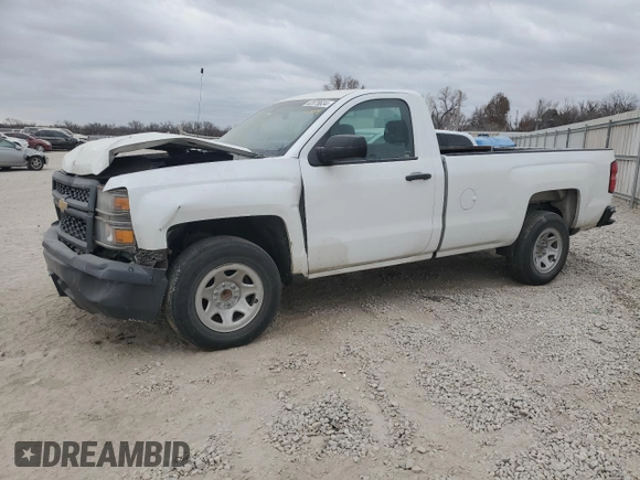 2015 Chevrolet Silverado 1500 Work Truck with VIN 1GCNCPEH7FZ353229, listed as a Copart auction lot 82878634 with 176,482 mi miles and Salvage Title. Bid and sale history available at DreamBid. Image 1.