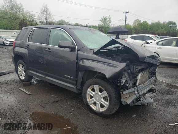 2016 GMC Terrain SLE with VIN 2GKFLSEK6G6186642, listed as a Copart auction lot 55635185 with Not Provided miles and Salvage Title. Bid and sale history available at DreamBid. Image 4.