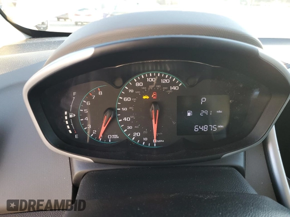 2018 Chevrolet Sonic LS with VIN 1G1JB5SH8J4121988, listed as a Copart auction lot 88000095 with 64,875 mi miles and Salvage title. Bid and sale history available at DreamBid. Image 9.