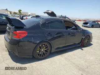 2018 Subaru WRX STI with VIN JF1VA2M64J9839455, listed as a Copart auction lot 60698505 with Not provided miles and Salvage title. Bid and sale history available at DreamBid. Image 3.