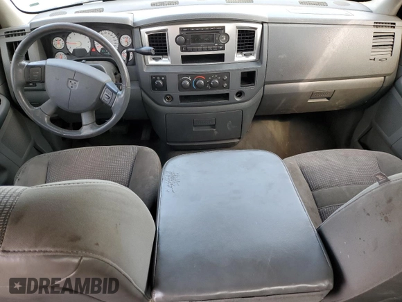 2007 Dodge 1500 SLT with VIN 1D7HU18217J512394, listed as a Copart auction lot 54044875 with 156,200 mi miles and Salvage Title. Bid and sale history available at DreamBid. Image 8.