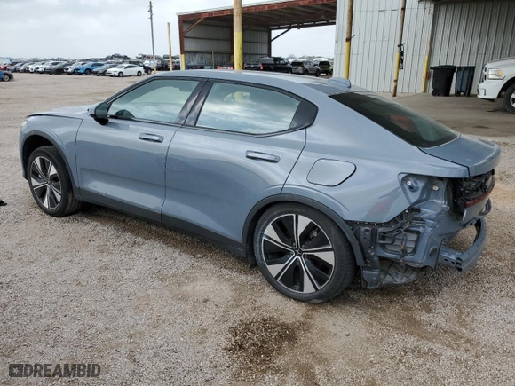 2023 Polestar 2 with VIN YSMEG3KA6PL157392, listed as a Copart auction lot 51715165 with 22,495 mi miles and Non Repairable. Bid and sale history available at carsss.com. Image 2.