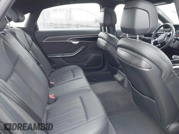 2019 Audi A8 L with VIN WAU8DAF8XKN018289, listed as a IAAI auction lot 41203292 with 28,758 mi miles. Bid and sale history available at carsss.com. Image 8.