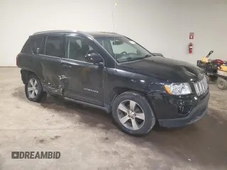 2017 Jeep Compass Latitude with VIN 1C4NJDEB6HD168072, listed as a Copart auction lot 63045025 with 82,975 mi miles and Salvage title. Bid and sale history available at DreamBid. Image 4.
