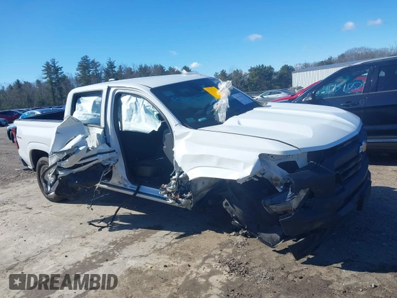 2023 Chevrolet Colorado 4WD Work Truck with VIN 1GCGTBEC1P1183966, listed as a IAAI auction lot 41717632 with 36,395 mi miles and . Bid and sale history available at DreamBid. Image 6.