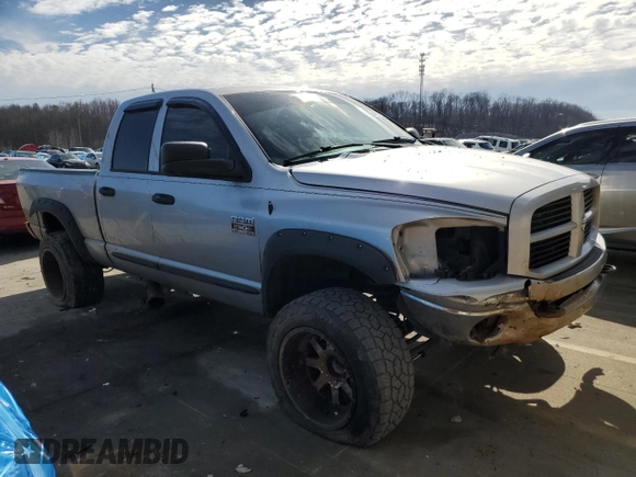 2007 Dodge Ram 2500 SLT with VIN 1D7KS28C87J535598, listed as a Copart auction lot 44952255 with 323,497 mi miles and Salvage Title. Bid and sale history available at carsss.com. Image 4.