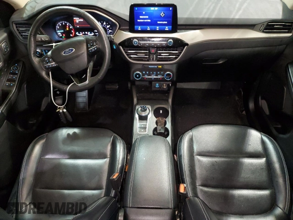 2020 Ford Escape SEL with VIN 1FMCU9H68LUC77289, listed as a Copart auction lot 53129255 with 48,740 mi miles and Salvage title. Bid and sale history available at DreamBid. Image 8.