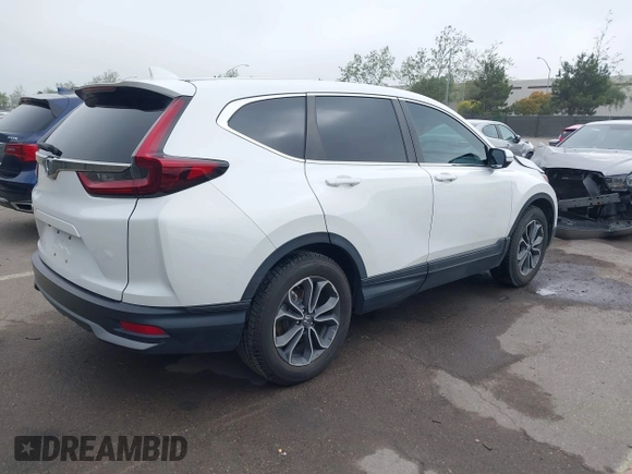 2020 Honda CR-V EX with VIN 5J6RW1H52LA004037, listed as a IAAI auction lot 41857081 with 107,991 mi miles and . Bid and sale history available at DreamBid. Image 4.