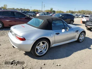 2000 BMW Z3 M 3.2L with VIN WBSCK9349YLC93283, listed as a Copart auction lot 76536174 with 38,049 mi miles and Clean Title. Bid and sale history available at carsss.com. Image 3.