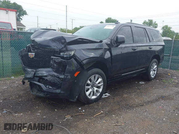 2023 Cadillac Escalade 4WD Sport with VIN 1GYS4FKL8PR153863, listed as a IAAI auction lot 42653740 with Not provided miles and . Bid and sale history available at DreamBid. Image 19.