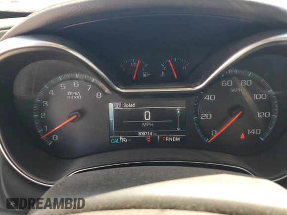 2016 Chevrolet Impala LT with VIN 2G1115S38G9145284, listed as a Copart auction lot 53377595 with 309,714 mi miles and Salvage Title. Bid and sale history available at DreamBid. Image 9.