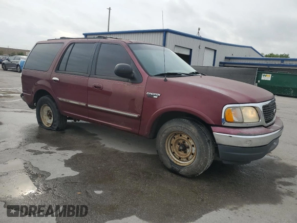 2000 Ford Expedition XLT with VIN 1FMRU1569YLA22051, listed as a Copart auction lot 47733465 with 0 mi miles and Salvage Title. Bid and sale history available at carsss.com. Image 4.