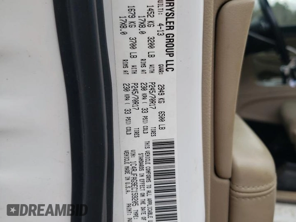 2014 Jeep Grand Cherokee Laredo with VIN 1C4RJFAG9EC159205, listed as a Copart auction lot 47483075 with 144,948 mi miles and Salvage Title. Bid and sale history available at carsss.com. Image 13.