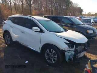 2017 Nissan Murano SL with VIN 5N1AZ2MH8HN178786, listed as a IAAI auction lot 41720407 with 104,295 mi miles and . Bid and sale history available at carsss.com. Image 1.