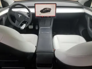 2022 Tesla Model Y Performance with VIN 7SAYGDEF3NF546385, listed as a Copart auction lot 83784984 with 30,769 mi miles and Salvage Title. Bid and sale history available at DreamBid. Image 8.