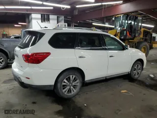 2017 Nissan Pathfinder S with VIN 5N1DR2MM3HC690476, listed as a Copart auction lot 89148845 with 63,624 mi miles and Salvage Title. Bid and sale history available at carsss.com. Image 3.