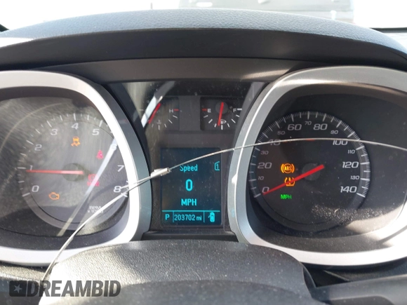 2012 Chevrolet Equinox LTZ with VIN 2GNFLGEK7C6121552, listed as a IAAI auction lot 41644345 with 203,702 mi miles. Bid and sale history available at carsss.com. Image 7.