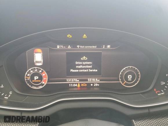 2018 Audi SQ5 Premium Plus with VIN WA1A4AFY9J2155383, listed as a Copart auction lot 42373045 with 131,370 mi miles and Clean Title. Bid and sale history available at DreamBid. Image 9.
