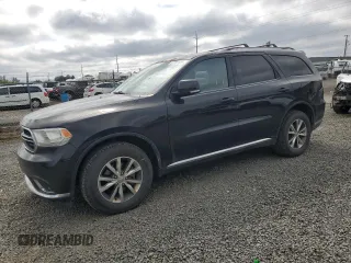 2016 Dodge Durango Limited with VIN 1C4RDJDG1GC340856, listed as a Copart auction lot 57787625 with 136,931 mi miles and Salvage title. Bid and sale history available at DreamBid. Image 1.