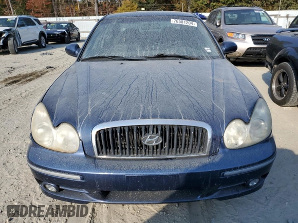 2005 Hyundai Sonata GLS with VIN KMHWF35H45A102665, listed as a Copart auction lot 76581204 with 208,763 mi miles and Salvage Title. Bid and sale history available at carsss.com. Image 5.