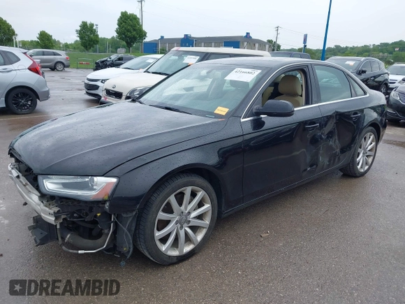 2013 Audi A4 Premium Plus z VIN WAUFFAFL6DN046857, wystawiony jako IAAI lot #42166802 z przebiegiem 113 085 mil mil oraz . Historia ofert i sprzedaży dostępna na DreamBid. Obrazek 2.
