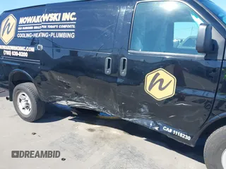 2016 Chevrolet Express Cargo Van with VIN 1GCWGAFF0G1154459, listed as a IAAI auction lot 41647930 with 100,142 mi miles. Bid and sale history available at carsss.com. Image 6.