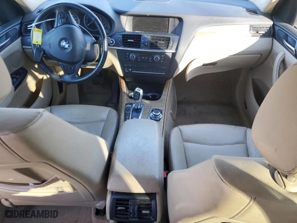 2013 BMW X3 xDrive28i with VIN 5UXWX9C57D0A25549, listed as a Copart auction lot 78489854 with 201,430 mi miles and Clean Title. Bid and sale history available at carsss.com. Image 8.