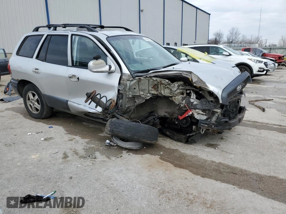 2004 Hyundai Santa Fe GLS with VIN KM8SC13E14U715859, listed as a Copart auction lot 44842925 with 137,411 mi miles and Non Repairable. Bid and sale history available at carsss.com. Image 4.