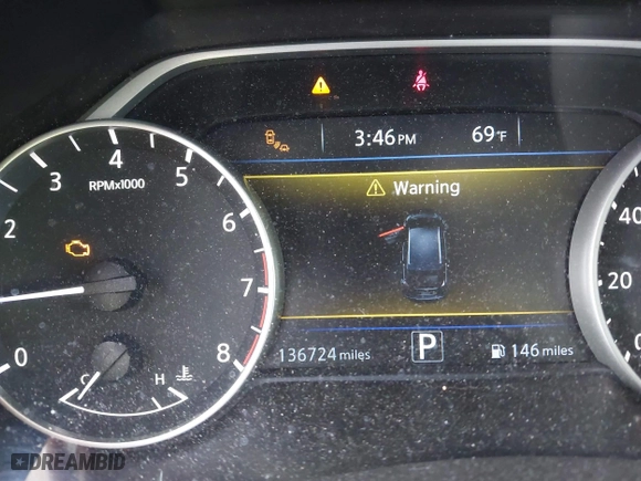 2015 Nissan Murano Platinum with VIN 5N1AZ2MH0FN230862, listed as a IAAI auction lot 41960661 with 136,724 mi miles. Bid and sale history available at carsss.com. Image 15.