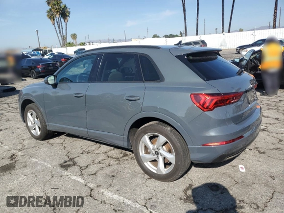 2022 Audi Q3 with VIN WA1BUDF35N1019466, listed as a Copart auction lot 42330805 with 15,907 mi miles and Salvage title. Bid and sale history available at DreamBid. Image 2.