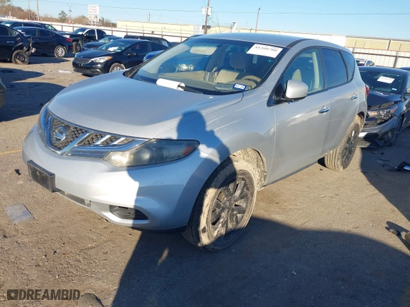 2012 Nissan Murano S with VIN JN8AZ1MU6CW114538, listed as a IAAI auction lot 41260700 with 211,610 mi miles. Bid and sale history available at carsss.com. Image 2.