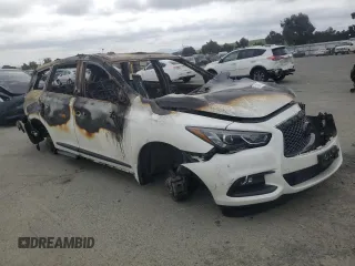 2017 Infiniti QX60 with VIN 5N1DL0MM9HC504011, listed as a Copart auction lot 53063155 with Not Provided miles and Non Repairable. Bid and sale history available at DreamBid. Image 4.