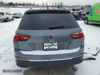 2024 Volkswagen Tiguan S with VIN 3VVFB7AXXRM157734, listed as a Copart auction lot 44740085 with 0 mi miles and Salvage Title. Bid and sale history available at carsss.com. Image 6.