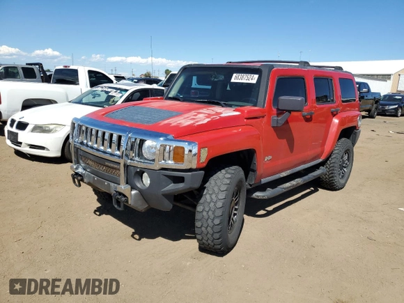 2009 Hummer H3 SUV with VIN 5GTEN13E998135702, listed as a Copart auction lot 68387524 with 129,541 mi miles and Salvage Title. Bid and sale history available at carsss.com. Image 1.
