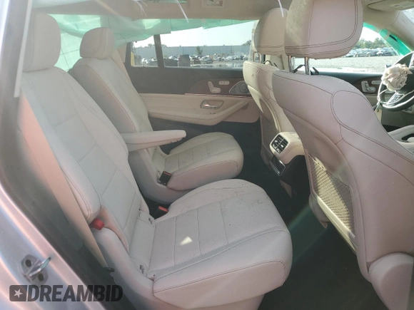 2021 Mercedes-Benz GLS 450 with VIN 4JGFF5KE4MA485253, listed as a Copart auction lot 58625715 with Not provided miles and Salvage title. Bid and sale history available at DreamBid. Image 11.