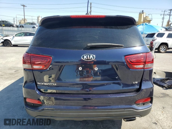 2020 Kia Sorento LX with VIN 5XYPG4A56LG690993, listed as a Copart auction lot 52331975 with 49,935 mi miles and Salvage Title. Bid and sale history available at DreamBid. Image 6.