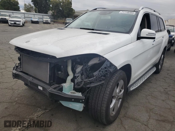 2019 Mercedes-Benz GLS with VIN 4JGDF6EE0KB240529, listed as a Copart auction lot 71118283 with 24,714 mi miles. Bid and sale history available at carsss.com. Image 1.