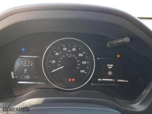 2022 Honda HR-V EX with VIN 3CZRU6H50NM720170, listed as a Copart auction lot 46929025 with 35,860 mi miles and Salvage Title. Bid and sale history available at carsss.com. Image 9.