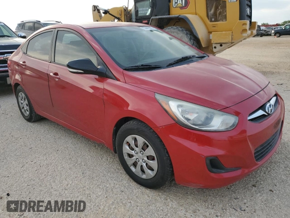 2013 Hyundai Accent GLS with VIN KMHCT4AE4DU318428, listed as a Copart auction lot 53447865 with 170,889 mi miles and Salvage Title. Bid and sale history available at carsss.com. Image 4.